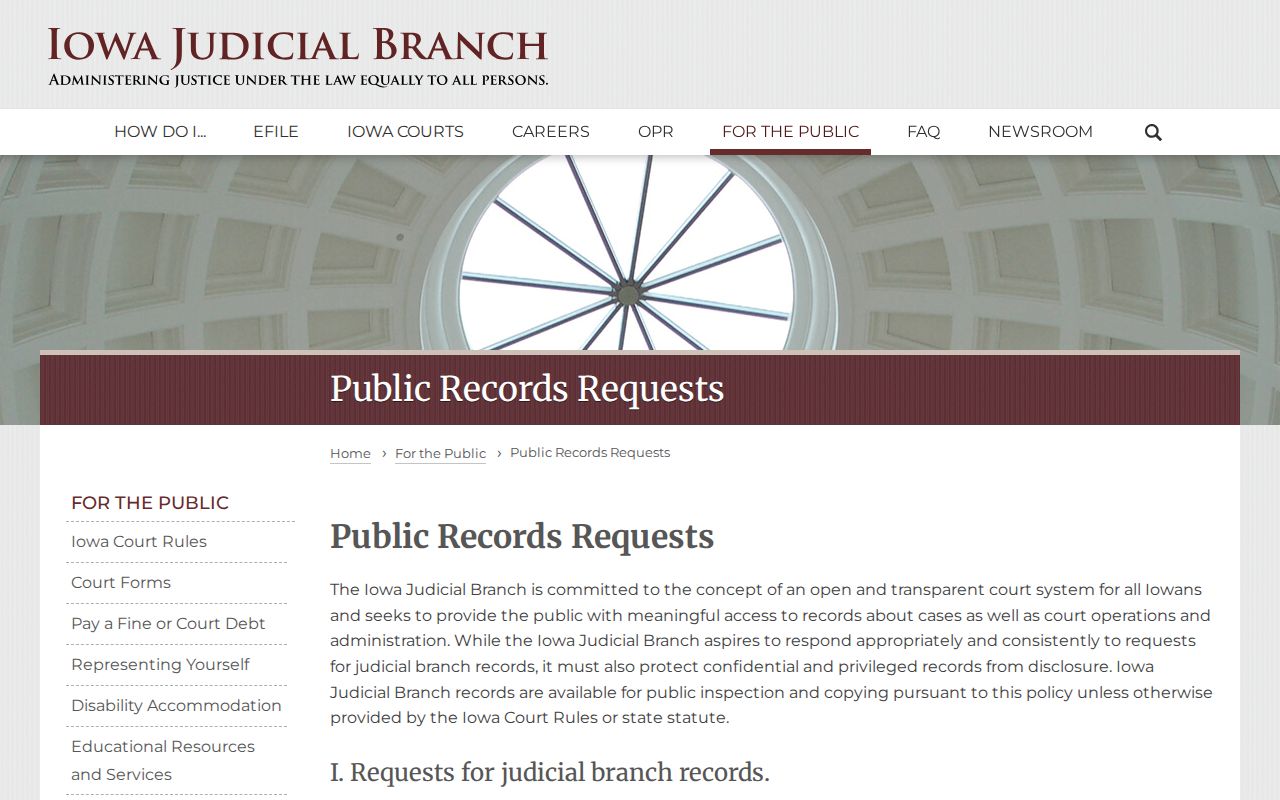 Crawford County active warrant record request and access notice