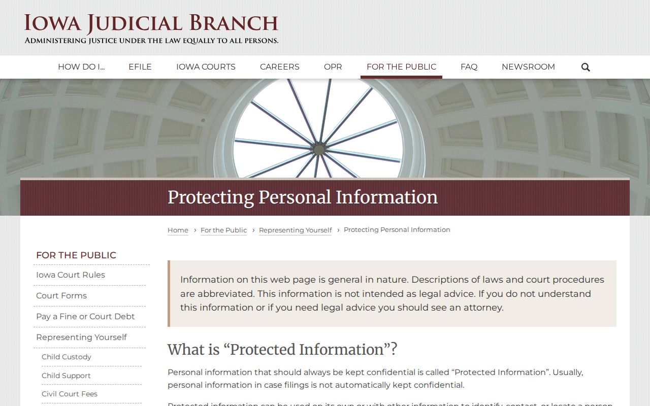 Crawford County arrest warrant protected identifier guidance
