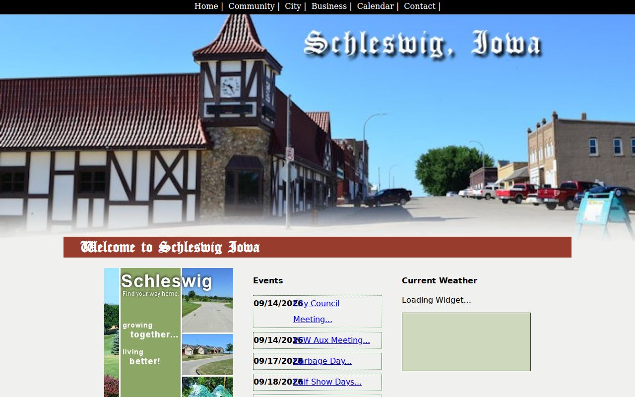 Crawford County Schleswig warrant records city hall contact page